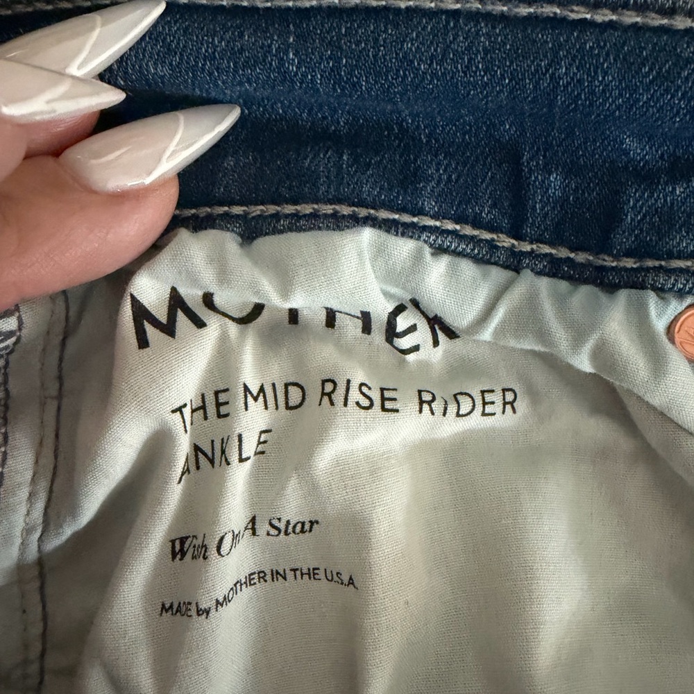 MOTHER Women’s Mid Rise Rider Ankle - Picture 5 of 5